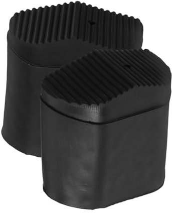 EXHUMKY 2piezas Almohadillas De Goma Para Pies De Escalera Tapas Antideslizantes Para Escaleras Diseño Adaptable