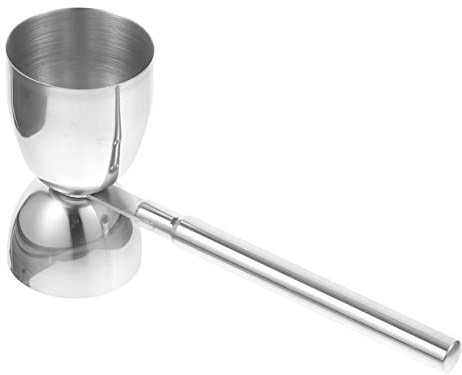 KOCKSHION Misurino da Bar Doppio Jigger in Acciaio Inox 30/60 Ml Dosatore per Cocktail Professionale Utensile da Bar per Barman Strumento di Misurazione Vini per Uso Domestico