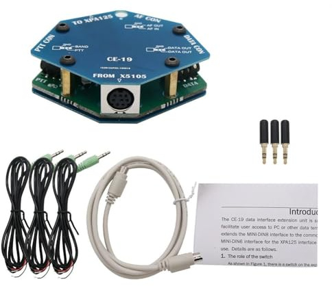 EpheyFIF Tarjeta de expansión de interfaz de datos CE-19 CE19 para XIEGU X5105 G90 ACC PTT XPA125