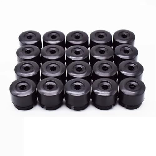 Wheel lug bolts Compatible With VW For Transporter T5 T6 2003-2020 20x 19mm Car Wheel Nut Bolts Head Cover Caps