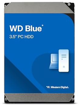 Western Digital WD40EZZX Disque Dur Interne pour PC WD Bleu 4 to 5400 TR/Min SATA 6 Go/s, 128 Mo de Cache, 3,5
