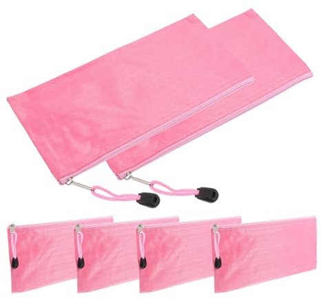 Generisch 6 Stück pack Kleine Periodentasche aus Oxford Stoff für Damenbindenbeutel zur Aufbewahrung und Sicheren Entsorgung von Menstruationsbinden in Rosa