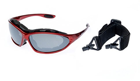 Ravs RADBRILLE FAHRRADBRILLE BIKERBRILLE Sportbrille Sonnenbrille inkl. Band, BÜGEL und SOFTBAG