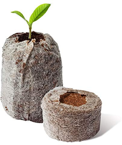 Elixir Gardens ® 150 x Jiffy 7C Peat Free Coir Plug Propagation Pellets | 30mm x 38mm