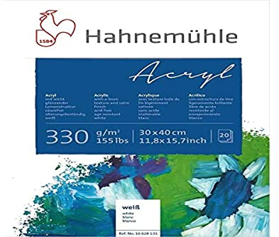 Acryl Block, 330g/m², 30x40cm 20Blatt