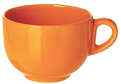 Excelsa Jumbo, 44476 Tazza in Ceramica, 400 ml, Arancione