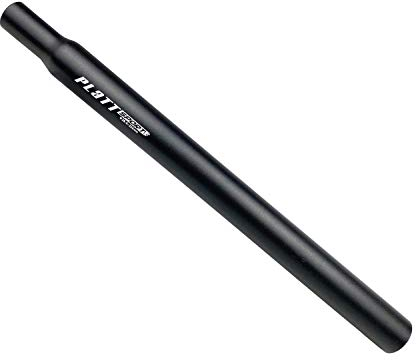 PLATT Fahrrad Sattelstütze Aluminiumlegierung MTB Sattelstütze 31,6 350mm,Schwarz