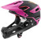 uvex jakkyl hde 2.0 - sicherer MTB-Helm für Damen und Herren - optimale Passform - abnehmbarer Kinnschutz - future black matt - 56-61 cm