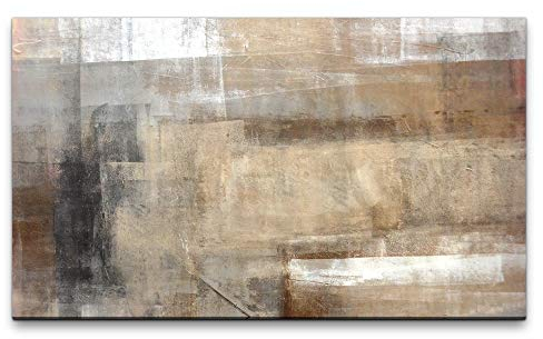 Paul Sinus Art Bilder XXL Abstrakte Kunst 120x70cm Wandbild auf Leinwand