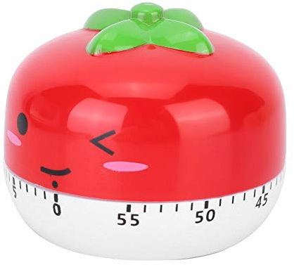 Tomatoes Lovely Carrot Kitchen Timer,Egg Timer,Mechanical Kitchen Timer,Kitchen Cooking Timers Mechanical Countdown Timer Alarm Clock for Baking, Cooking and Learning