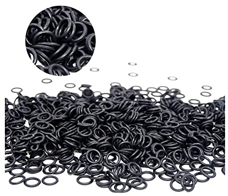 50pcs Schwarzer Gummi-Ring NBR Dichtung O-Ring 1,2 mm Dicke O Ringdichtung Dichtung,15x12.6x1.2mm