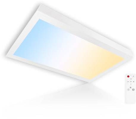 LED Panel 30x60 cm 3CCT 3000K-4000K-6000K 24W dimmbar Fernbedienung
