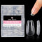 UNA GELLA Capsule Américaine Ongle Ballerine Court, 504 Pièces 12 Tailles, Formes Coffin en Acrylique Full Cover, Faux Ongles Autocollants pour DIY et Studio à Domicile