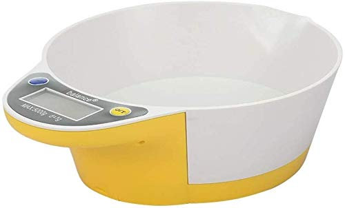 Elektronisches Wiegen Digital Electronic Kitchen Single Pour Rührschüssel, perfekt zum Kochen, Backen, Wiegen von Lebensmitteln/Flüssigkeiten, leicht lesbares Display metrisch/Imperial