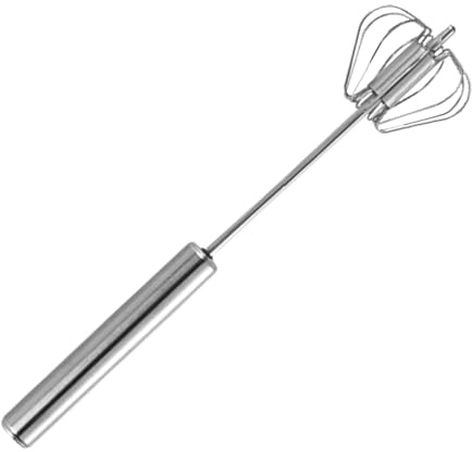 Frullatore Manuale semiautomatico, Frusta a Mano semiautomatica Rotante, Gadget da Cucina Portatile, frullatore Manuale per preparare Crema, miscelare, sbattere e mescolare Samuliy