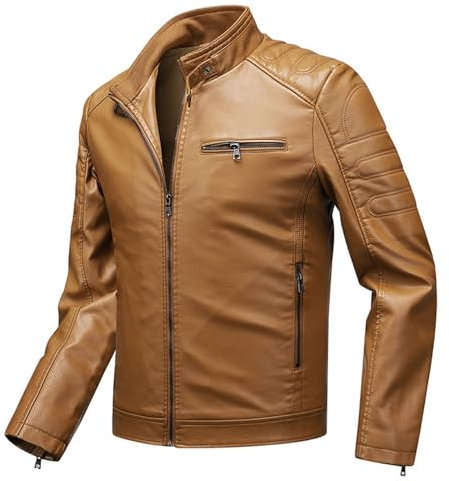 SRZYMJ Lederjacke Herren Gelb Echtlederjacke Regenmantel Herren Xxl Transparent Strickjacke Y2K Herrenmantel Lang Regenjacke Männer L Sportjacke Herren Grün