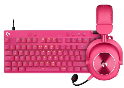 Logitech G PRO X TKL Rapid DEU QWERTZ + G PRO X 2 Lightspeed – Rosa