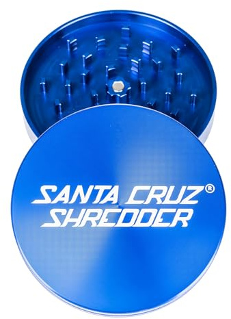 Santa Cruz Shredder Jumbo Spice Grinder 2-piece Metal Blue