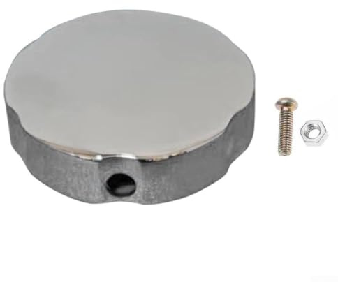 Bath Control Knob Bathtub Drain Rotating Knob Bathtub Drain Overflow Cover Knob Knob Bathtub Drain Accessories Diameter 74mm, Hole Diameter 9.2mm(F1016-C)