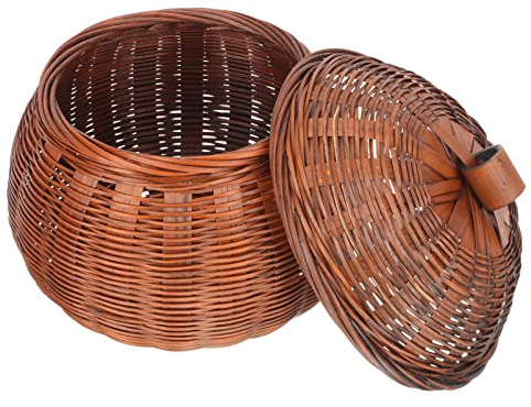 Cabilock Aufbewahrungskorb Mit Deckel Multifunktionaler Eierhalter Aus Robustem Material Praktischer Korb Für Obst Und Haushaltsgegenstände Hochwertige Verarbeitung Für Ordentliche