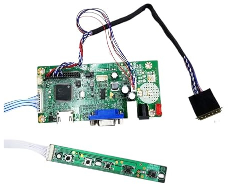 Compatible For Samsung，1366x768 40pins LVDS HDMI VGA LCD Display Driver Board Kit LTN140AT07 LTN141AT03 T-CON Logic Board ，controller Board