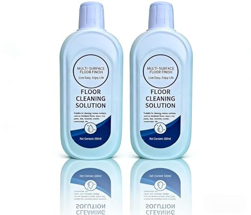 Nettoyant for Sols Multi-Surfaces, 2 Flacon (500ml par Flacon) Parfum Original, Sans Résidu, Compatible avec Tineco Robots Aspirateurs & Aspirateurs Sans Fil Eau Et Poussière