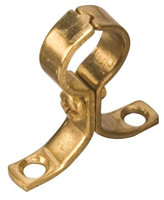 22mm Brass Pipe Clip Bracket