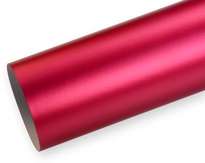 Neoxxim 12€/m² – Autofolie Chrom matt pink 50 x 150 cm selbstklebend BLASENFREI flexibel Car Wrapping Klebefolie