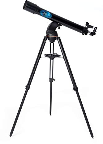 Celestron 22201 Astro-Fi 90 WiFi Refractor Telescope, Black