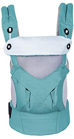 WONOOS Ergonomische Babytrage Mit Way Infant Baby Hipseat Carrier Vorderseite Mit Blick Auf Ergonomische Kangaroo Baby Wrap Sling Travel,Blau