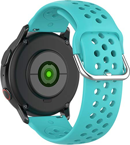 Shieranlee für Garmin Vivoactive 4S Armband,GarminMove 3S Armband,18mm Sport Band Silikon Ersatzzubehör Armbänder für Garmin Approach S2,Fossil Q Venture Gen 3/Gen4,vivomove 3s/GarminActive S,xiaomi