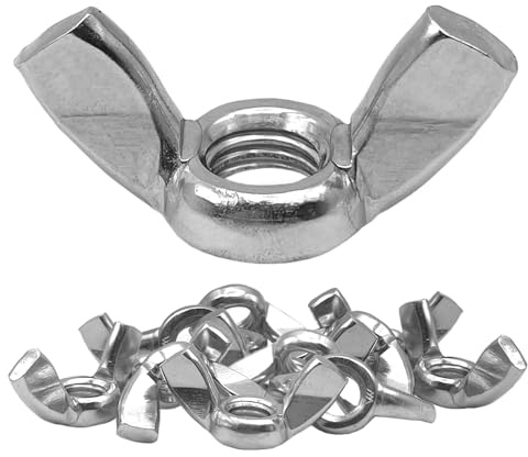 Offgridtec Dadi ad ala in acciaio inox A2 V2A 304 DIN315, 15 pezzi M6