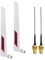 YILIANDUO Antenna WiFi Dual-Band 2.4G 5G 5.8GHz Universale Maschio SMA Con Cavo U.FL a RP-SMA Femmina 50CM per Ripetitore PC Desktop FPV Drone PS4 ASUS AC88U WLAN