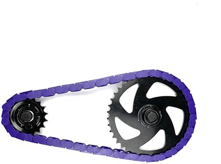 Insane Chains Bicycle Chain Cover – Protects Your Clothing Against Chain Lube and Adds Style - Easy Installation – No Tools Required – Single-Speed or Fixed-Gear Bikes Only (Purple-Solid, Toddler)
