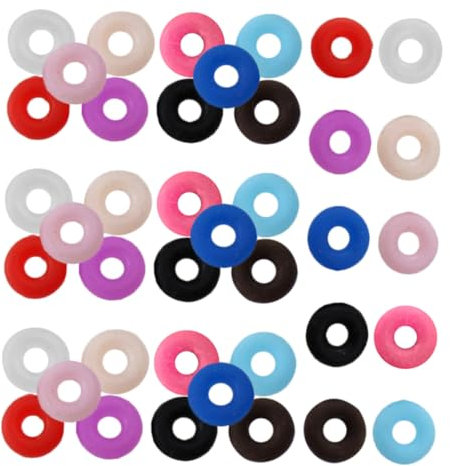 WOONEKY Materiali Versatili Per Gioielli 100 Pezzi - Perline Rotonde Con Antiscivolo Per La Creazione Di Gioielli