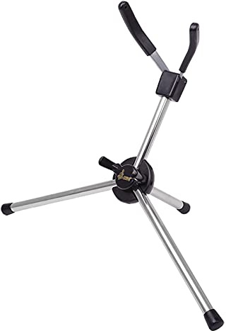 Funien Support de Saxophone Soprano Pliable avec Support en métal pour Portable