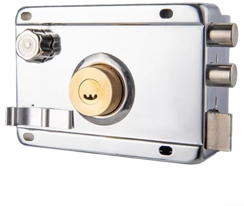 YUANGANG Serratura per porta in ferro vecchio stile serratura tradizionale Snib Lock di sicurezza serrature per porte esterne serrature antifurto vecchio stile Set tradizionale serratura per una