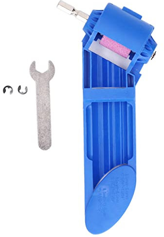 FLEXMAN Drill Bit Sharpener Set, ABS Portable Drill Bit Sharpener, Diamond Drill Bit Sharpening Tool, Drill Grinder Grinding Tool for Grinder Power Tools (Blue)