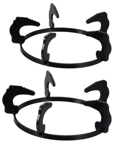 DINHEAROM 2piezas Rejilla para Fogones De Gas Soporte para Estufa De Gas Duradero Hierro Antideslizante