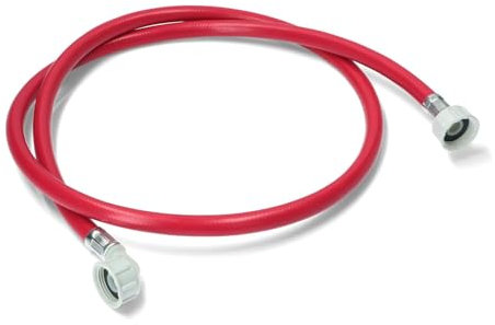 KGA SUPPLIES 1.5m Hot Red Water Inlet Fill Hose Pipe Compatible with Beko Washing Machines