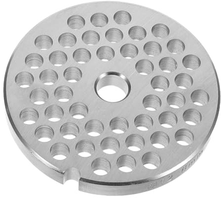 Cabilock Accesorio De Repuestos Para Picadora Placa De Acero Inoxidable 6mm Picadora De Carne Manual
