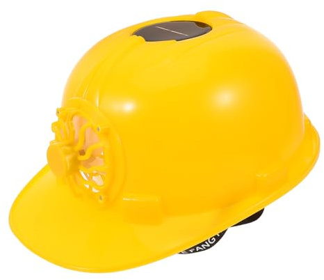 GARVALON Elmetto Ventilatore Per Costruzione Protettivo e Traspirante Per Per Attività All e Giardinaggio