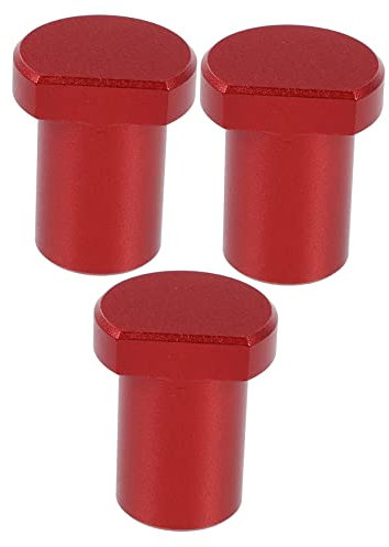 NUOBESTY 3Pcs Aluminum Alloy Bench Dogs Workbench Stopper for Woodworking Durable Planing Stoppers Easy to Install Workbench Accessories Heavy Duty Dog Clamp
