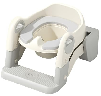 Scaletta Wc Per Bambini - Vasino Con Scaletta Per Bambini E Ragazze - Pieghevole Antiscivolo Riduttore Water Bambino Per Tazze