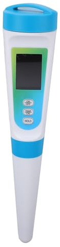 Fockety PH-Messgerät für Lebensmittel, Digitaler PH-Tester mit ATC-Funktion, 2-in-1, Hoher Genauigkeit, 0 Bis 14 PH-Messbereich, für Fermentation, Scharfe Soße, Käse, Brot, Teig,