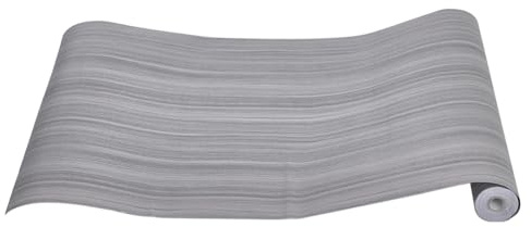 INMOZATA Self Adhesive Vinyl Flooring Roll, 6.1 sq m Coverage (61cm x 10m), Waterproof Peel and Stick Flooring, Easy Fit DIY Flooring for Kitchen, Bathroom, Living Room, Bedroom(Grey)