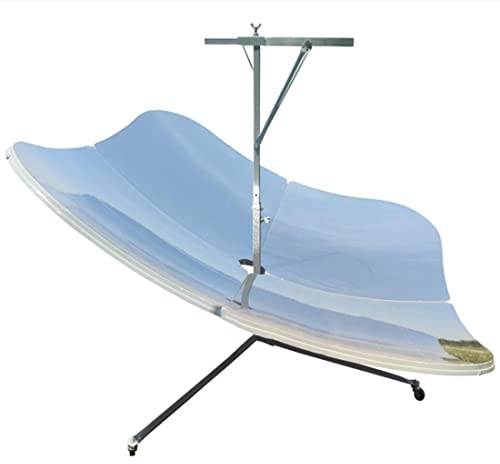 Barbecue solaire portable, cuisinière de camping parabolique, four solaire concentré pour barbecue extérieur, barbecue solaire, batterie de cuisine idéale pour le camping