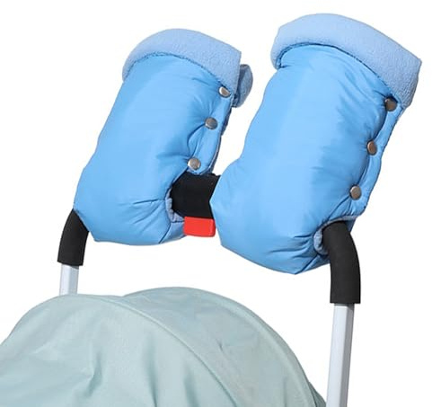 1 par de guantes para cochecitos de bebé, manoplas cómodas y cálidas, a prueba de, carrito de la compra, manoplas, carrito dividido, calentador de manos, manoplas cálidas para cochecito