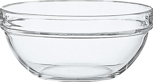 Ensaladera de vidrio con clip Luminarc E8860, apilable, Ø 10 cm, transparente (1 pieza)