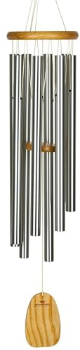 Woodstock Windspiel Meditation Chime, Silber, 99,8 cm